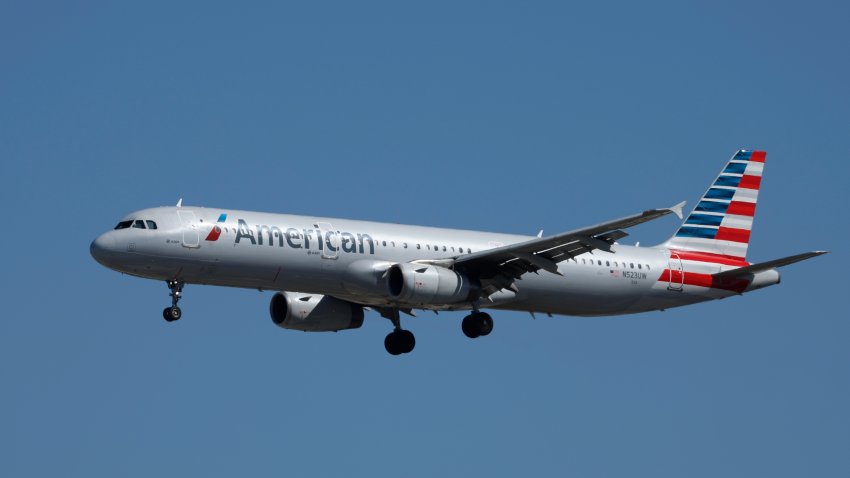 An American Airlines Airbus A321-231 aircraft